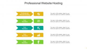 Professional website hosting ppt powerpoint presentation outline background cpb