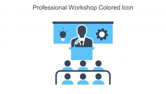 Professional Workshop Colored Icon In Powerpoint Pptx Png And Editable Eps Format