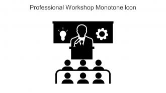 Professional Workshop Monotone Icon In Powerpoint Pptx Png And Editable Eps Format