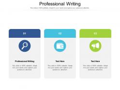 Professional writing ppt powerpoint presentation portfolio inspiration cpb