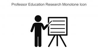 Professor Education Research Monotone Icon In Powerpoint Pptx Png And Editable Eps Format