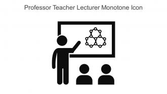 Professor Teacher Lecturer Monotone Icon In Powerpoint Pptx Png And Editable Eps Format