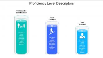 Proficiency level descriptors ppt powerpoint presentation ideas icons cpb