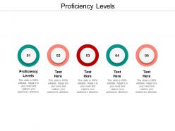 Proficiency levels ppt powerpoint presentation professional visual aids cpb
