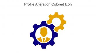 Profile Alteration Colored Icon In Powerpoint Pptx Png And Editable Eps Format