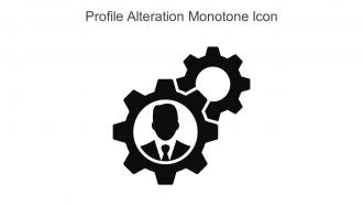 Profile Alteration Monotone Icon In Powerpoint Pptx Png And Editable Eps Format