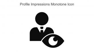 Profile Impressions Monotone Icon In Powerpoint Pptx Png And Editable Eps Format