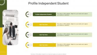 Profile Independent Student In Powerpoint And Google Slides Cpb