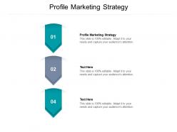 Profile marketing strategy ppt powerpoint presentation layouts deck cpb