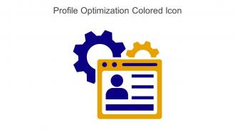 Profile Optimization Colored Icon In Powerpoint Pptx Png And Editable Eps Format