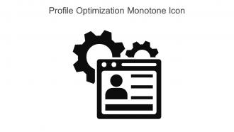 Profile Optimization Monotone Icon In Powerpoint Pptx Png And Editable Eps Format