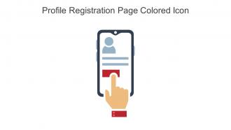 Profile Registration Page Colored Icon In Powerpoint Pptx Png And Editable Eps Format