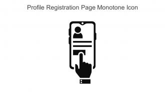 Profile Registration Page Monotone Icon In Powerpoint Pptx Png And Editable Eps Format