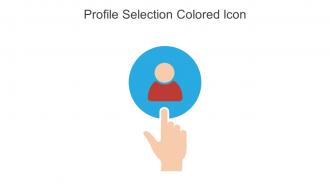Profile Selection Colored Icon In Powerpoint Pptx Png And Editable Eps Format