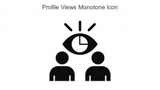Profile Views Monotone Icon In Powerpoint Pptx Png And Editable Eps Format