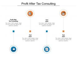 Profit after tax consulting ppt powerpoint presentation ideas slides cpb