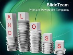 Profit and loss business concept powerpoint templates ppt themes and graphics 0213