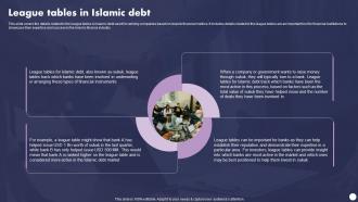 Profit And Loss Sharing Finance League Tables In Islamic Debt Fin SS V
