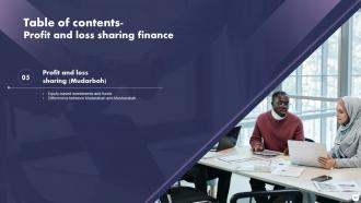 Profit And Loss Sharing Finance Powerpoint Presentation Slides Fin CD V Visual