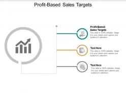 Profit based sales targets ppt powerpoint presentation icon template cpb