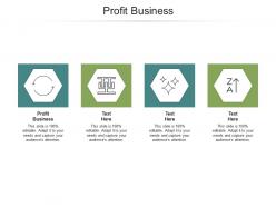 Profit business ppt powerpoint presentation ideas show cpb