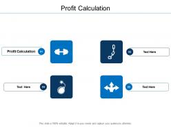 Profit calculation ppt powerpoint presentation layouts themes cpb