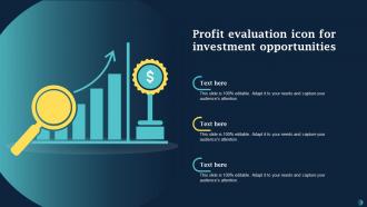 Profit Evaluation Icon For Investment Opportunities