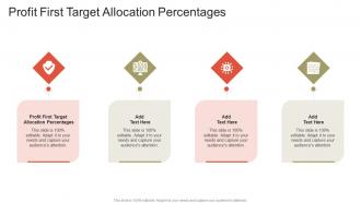 Profit First Target Allocation Percentages In Powerpoint And Google Slides Cpb