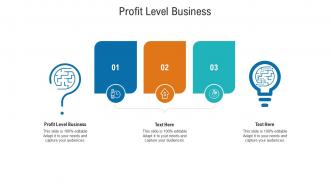 Profit level business ppt powerpoint presentation styles graphic images cpb