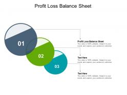 Profit loss balance sheet ppt powerpoint presentation professional design inspiration cpb