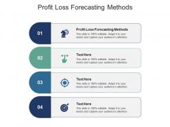 Profit loss forecasting methods ppt powerpoint presentation inspiration designs download cpb