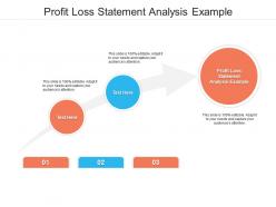 Profit loss statement analysis example ppt powerpoint presentation model background images cpb