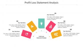 Profit Loss Statement Analysis Ppt Powerpoint Presentation Icon Rules Cpb