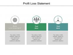 Profit loss statement ppt powerpoint presentation ideas show cpb