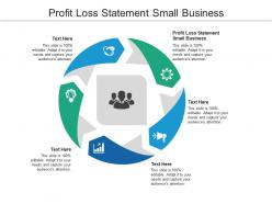Profit loss statement small business ppt powerpoint presentation infographic template cpb