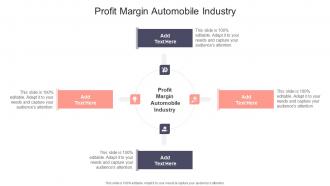 Profit Margin Automobile Industry In Powerpoint And Google Slides Cpb