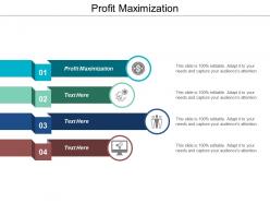 Profit maximization ppt powerpoint presentation slides background images cpb