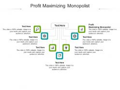 Profit maximizing monopolist ppt powerpoint presentation show graphics pictures cpb