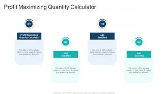 Profit Maximizing Quantity Calculator In Powerpoint And Google Slides Cpb