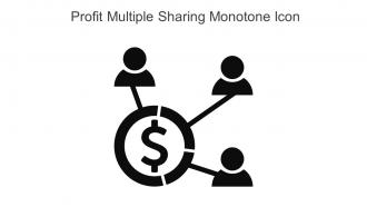 Profit Multiple Sharing Monotone Icon In Powerpoint Pptx Png And Editable Eps Format