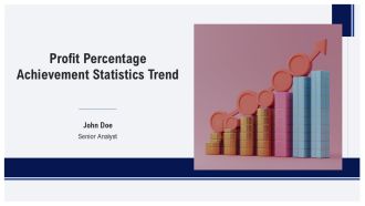 Profit Percentage Achievement Statistics Trend PPT Summary AT