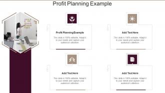 Profit Planning Example In Powerpoint And Google Slides Cpb
