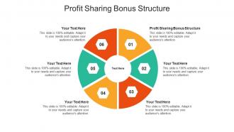 Profit sharing bonus structure ppt powerpoint presentation slides good cpb