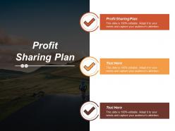 Profit sharing plan ppt powerpoint presentation icon guide cpb