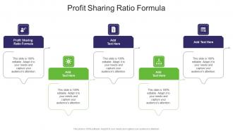 Profit Sharing Ratio Formula In Powerpoint And Google Slides Cpb