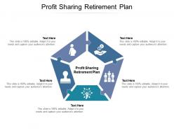 Profit sharing retirement plan ppt powerpoint presentation layouts layout cpb