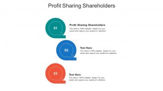 Profit sharing shareholders ppt powerpoint presentation infographics portrait cpb