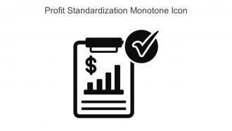 Profit Standardization Monotone Icon In Powerpoint Pptx Png And Editable Eps Format