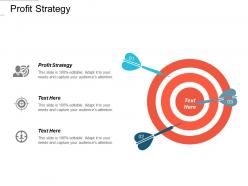 Profit strategy ppt powerpoint presentation diagrams cpb
