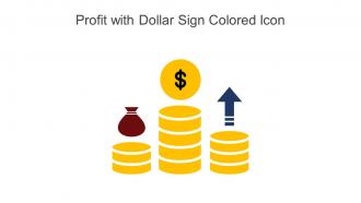 Profit With Dollar Sign Colored Icon In Powerpoint Pptx Png And Editable Eps Format